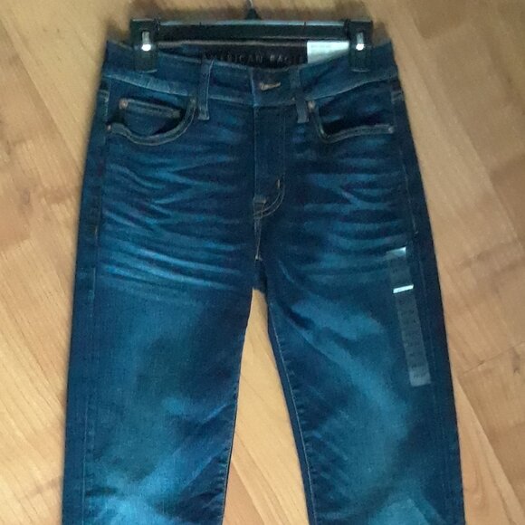 AMERICAN EAGLE 'Next Level Flex Original Straight' Jeans For Men/Boys  NEW - Picture 2 of 12